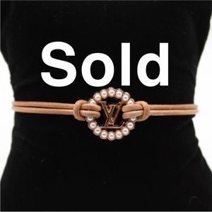 Repurposed Louis Vuitton bracelet